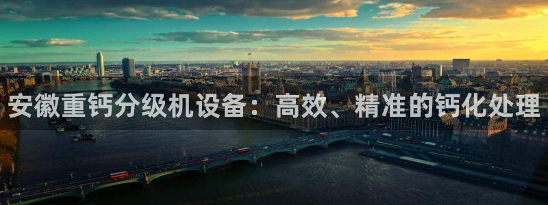 辉达娱乐丨39444：安徽重钙分级机设备：高效、精准的钙化处