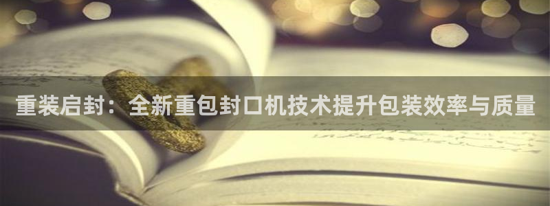 辉达平台注册流程：重装启封：全新重包封口机技术提升包装效率与