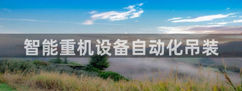 辉达娱乐体育竞猜：智能重机设备自动化吊装