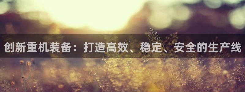 代理辉达娱乐官方网址：创新重机装备：打造高效、稳定、安全的生