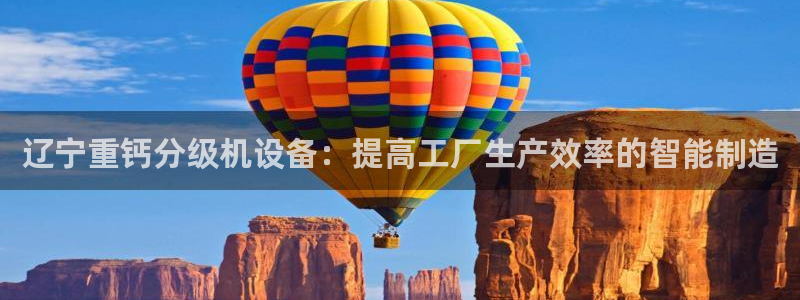 辉达娱乐登录：辽宁重钙分级机设备：提高工厂生产效率的智能制造
