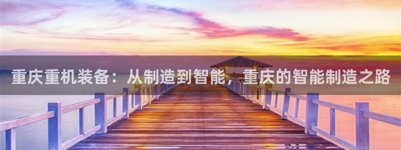 辉达平台官网下载：重庆重机装备：从制造到智能，重庆的智能制造