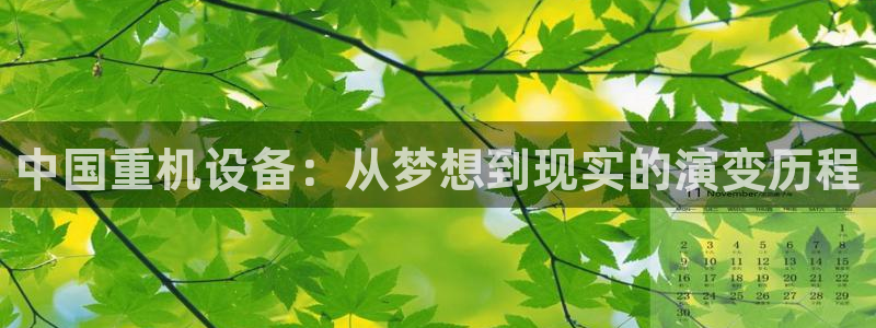 辉达平台注册资金多少：中国重机设备：从梦想到现实的演变历程